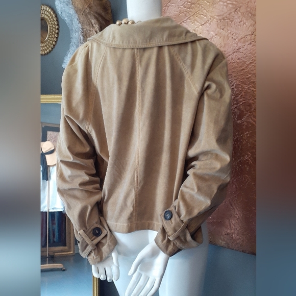 NWT Zara Faux Suede Cropped Jacket - Picture 16 of 16